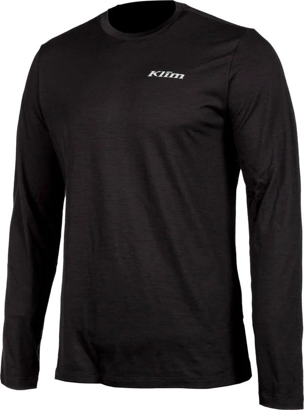 Klim Teton Merino Wool Long Sleeve Shirt - Black, XL