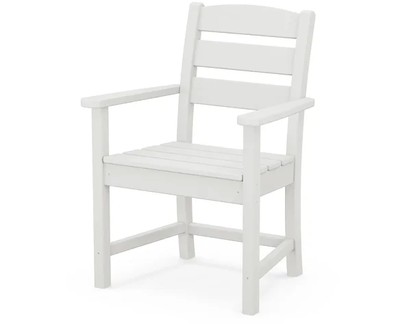 POLYWOOD Lakeside Dining Arm Chair in Vintage White