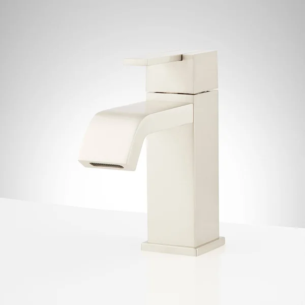 Rigi Single-Hole Bathroom Faucet - Matte Black, Signature Hardware 477036