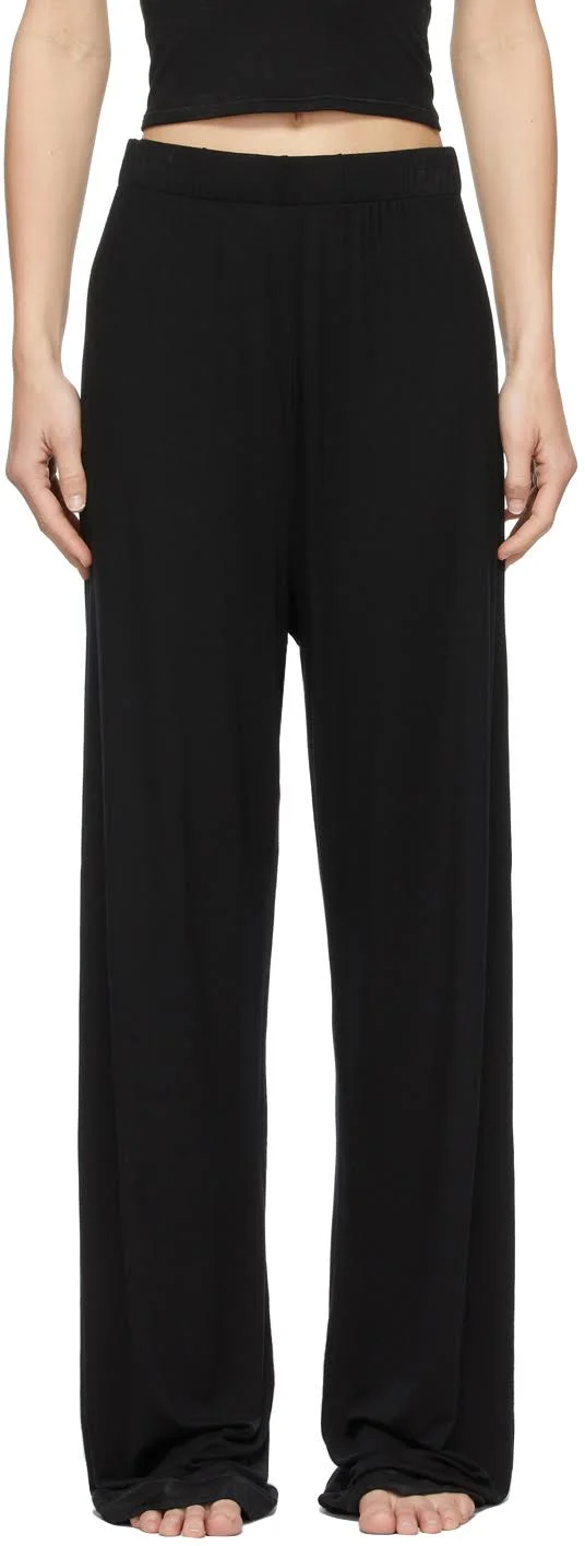 SKIMS Black Sleep Trousers