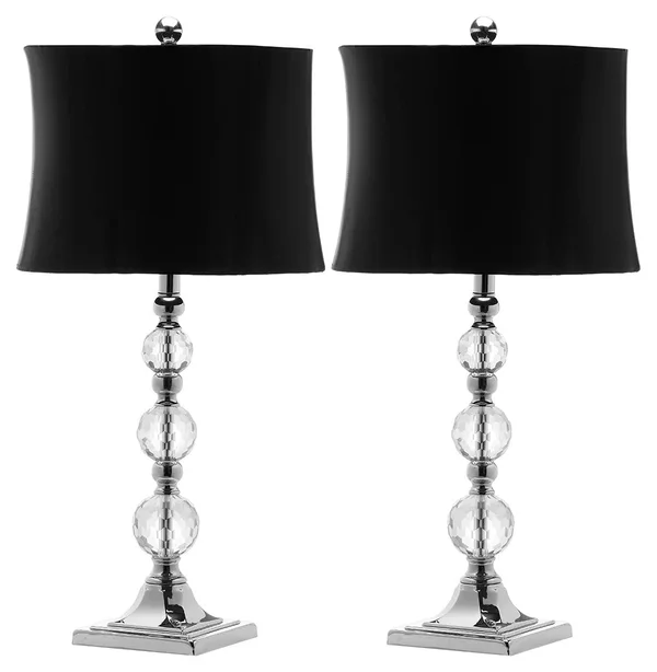 Stacked Crystal Ball Table Lamp (Set of 2), Transparent by Ashley HomeStore