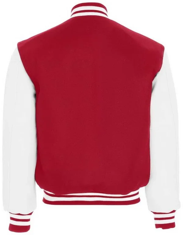 Holloway 224183 - Varsity Jacket - Scarlet/White - XL