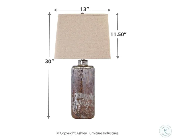 Ashley Shanilly Glass Table Lamp