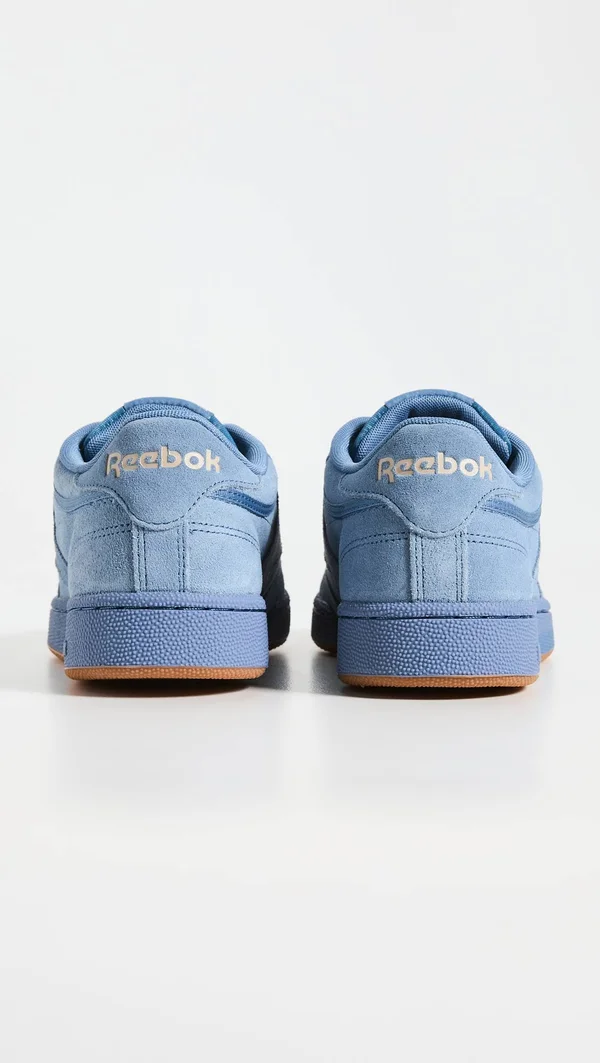 Reebok Club C 85 Blue Slate/Modern Beige/Gum Men's Shoes - Light Blue, Size: 10.5, Leather