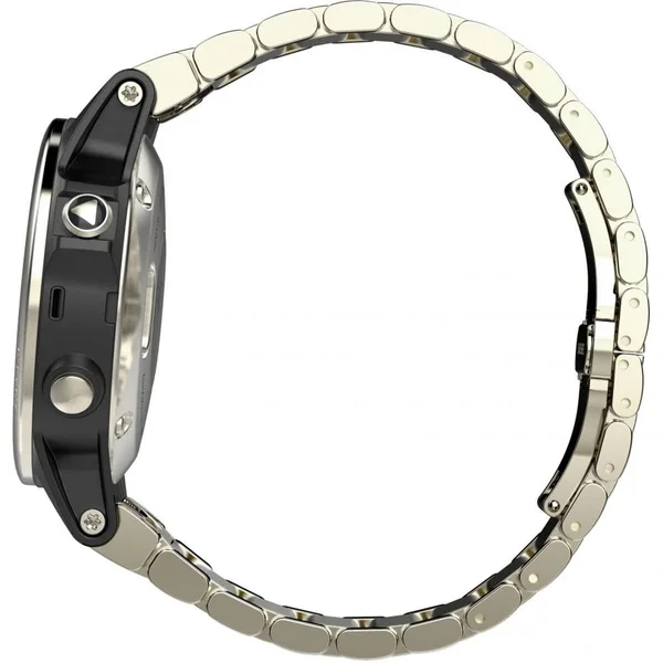 Garmin Fenix 5S Sapphire - Champagne with Metal Band