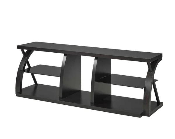 Brassex Hector 60x22 TV Stand in Dark Cherry