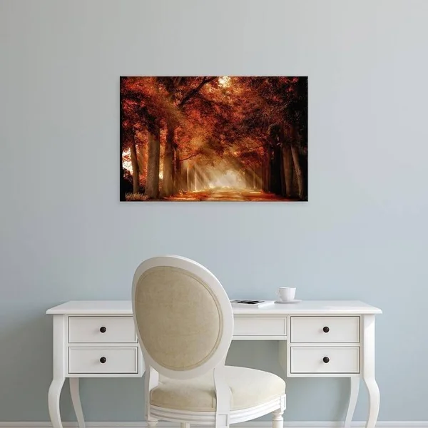 Easy Art Prints Lars Van De Goor's 'A Seat Not Taken' Premium Canvas Art - 16 x 24 - Classic Black Frame