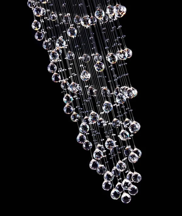 Saint Mossi Modern K9 Crystal Raindrop Chandelier Lighting Flush Mount LED Ceiling