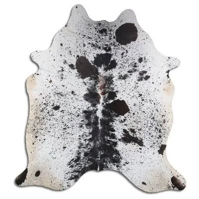 Pettengill Handmade Cowhide Black/White Area Rug Foundry Select