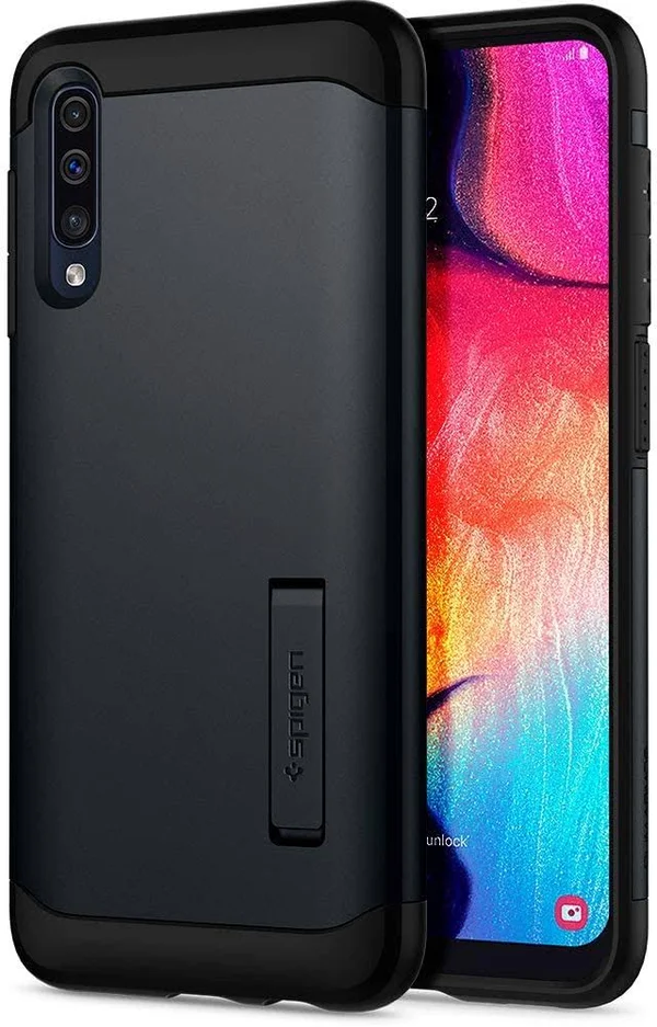 Spigen Slim Armor Samsung Galaxy A50 Case - Metal Slate