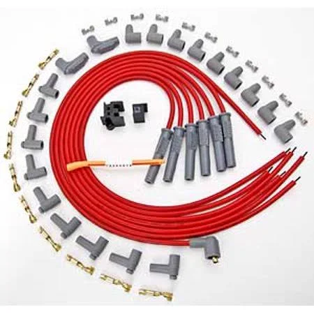 MSD Ignition 31179 Red 2-in-1 Universal 8.5mm Spark Plug Wire Set