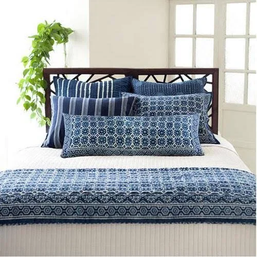 Pine Cone Hill Resist Dot Indigo Sham Standard