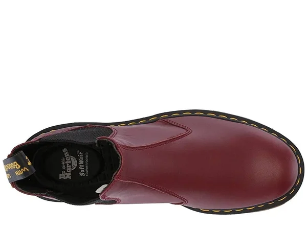 Dr. Martens Work Unisex 2976 Chelsea SR Boot Work Boots - Cherry Red, US Men's 11