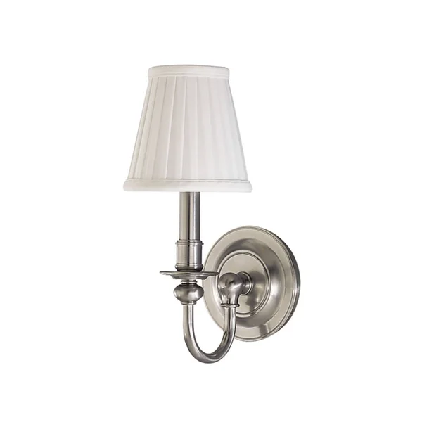 Hudson Valley 1901-SN Beekman 1 Light Wall Sconce - Satin Nickel