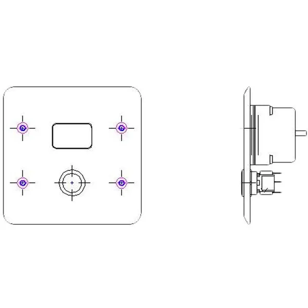 Delta 1600T6304TR Electronics Flush Valve Trim Chrome