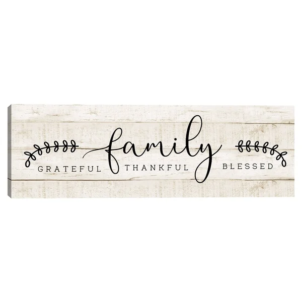 Family by CAD Designs Canvas Art Print - 12x36