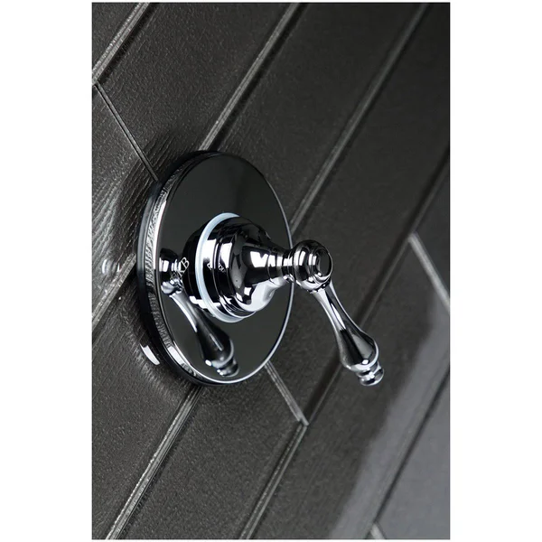 Kingston Brass Ks3038al Single-Handle Three-Way Diverter Valve with Trim Kit, Brushed Nickel