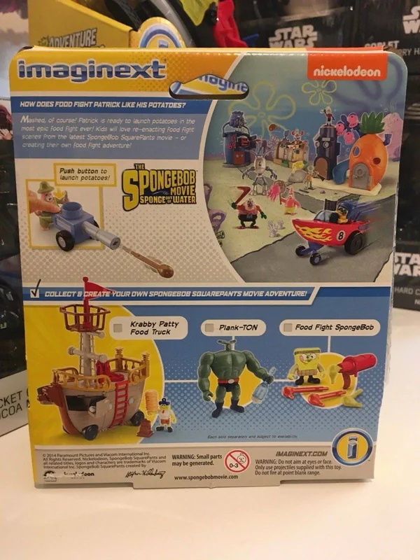 Imaginext Spongebob Food Fight Patrick - Assorted