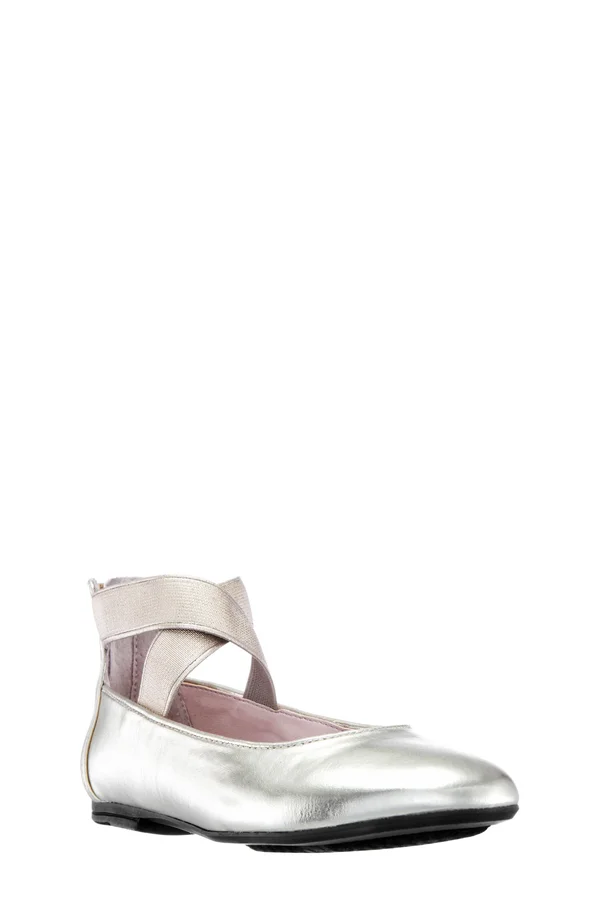 Nina Marissa, Silver Metallic, Size 6 Youth