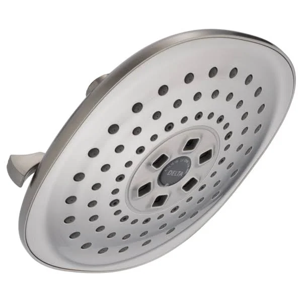 Delta Universal Showering H2Okinetic 3-Setting Raincan Shower Head (Recertified) - Stainless, 52686-SS