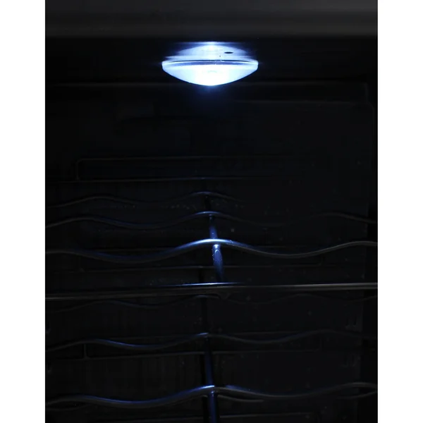 Vinotemp EL-28TS 17x22 28-Bottle Black Touch Screen Wine Cooler