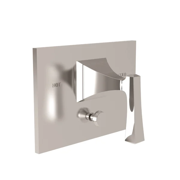 Newport Brass 5-2572BP-20 Stainless Steel (PVD) Joffrey Balanced Pressure Tub and Shower Diverter Plate with Lever Handle