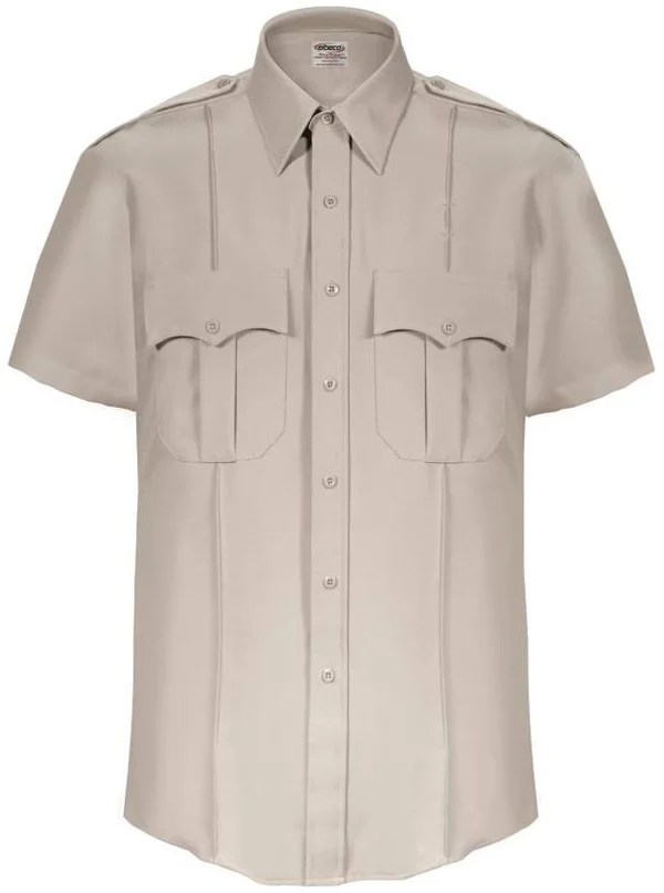 Elbeco - TexTrop 2 SS Shirt - Zippered 16.5 Silver Tan