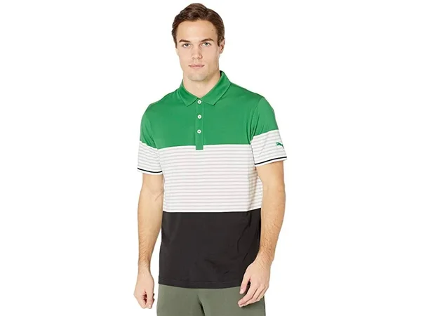 Puma Cloudspun Taylor Golf Polo - Amazon Green - L