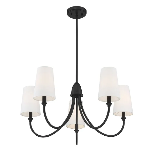 Savoy House 1-2540-5-322 Cameron Warm Brass 5 Light Chandelier