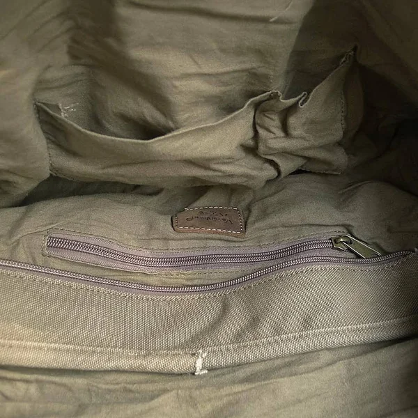 Vagabond Traveler Vintage Style Large Canvas Messenger Bag