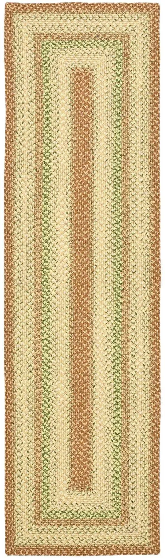 Safavieh Braided BRD303A Area Rug - Rust/Multi, Size: 5 x 8 ft.