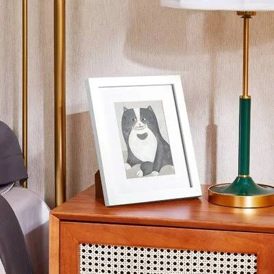 5x7 Picture Frame - Photo Frame Made of Solid Wood and High Definition Plexiglass for Wall or Tabletop Display Pictures, brown-1