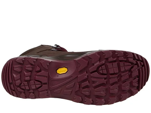 Lowa Women's Renegade GTX Mid, Espresso/Berry, Wide, 9.5