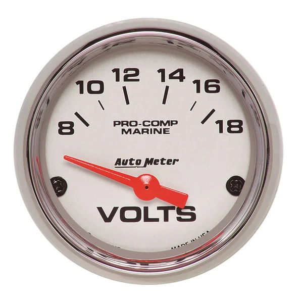 Autometer 200756-35 Marine Electric Voltmeter Gauge