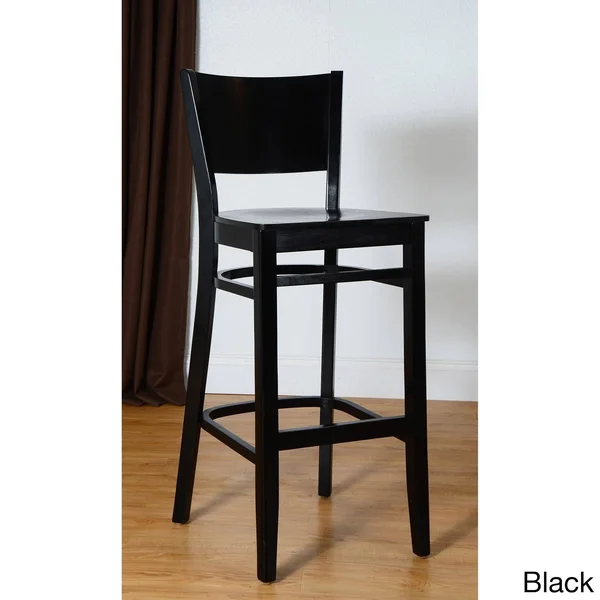 Hendrix Bar Stool in Natural with Wood Seat