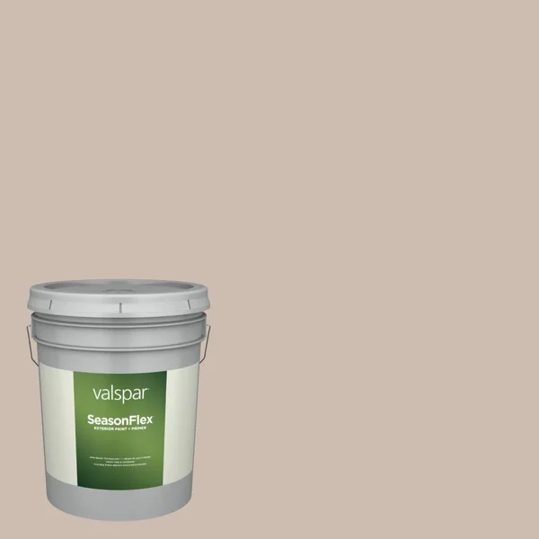 Valspar SeasonFlex Semi-Gloss Dust Bunny 2005-10b Exterior Paint (5-Gallon), 2005-10B-936263
