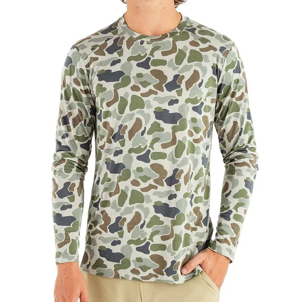 Free Fly Men's Bamboo Lightweight Long Sleeve - Blue Steel