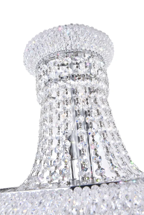 CWI Lighting Empire 8-Light Chrome Chandelier 8001P18C