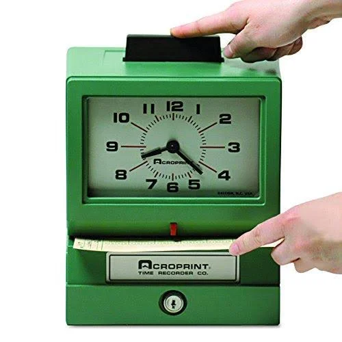 Heavy Duty Payroll Time Recorder Manual 125AR3