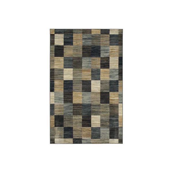 Mohawk Home Mercario Smoke Blue Geometric Area Rug, 30X46