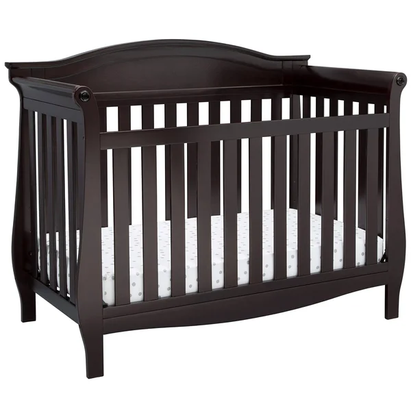 Delta Children Lancaster 4-in-1 Convertible Crib - Dark Chocolate