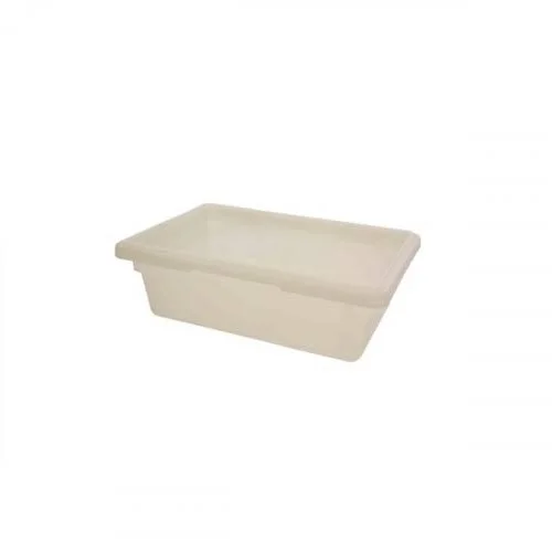 12 inch x 18 inch x 6 inch - 3 gal. Food Storage Box, PP, White, Pack of 2, Size: 12 x 18 x 6