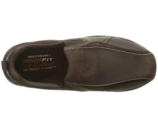 Skechers Men's Larson Berto Loafer, Dark Brown