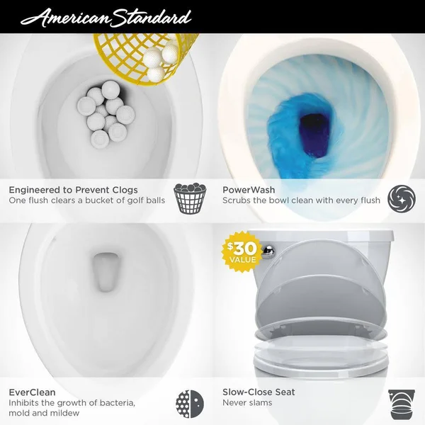 American Standard Champion 4 Max Right Height Toilet White