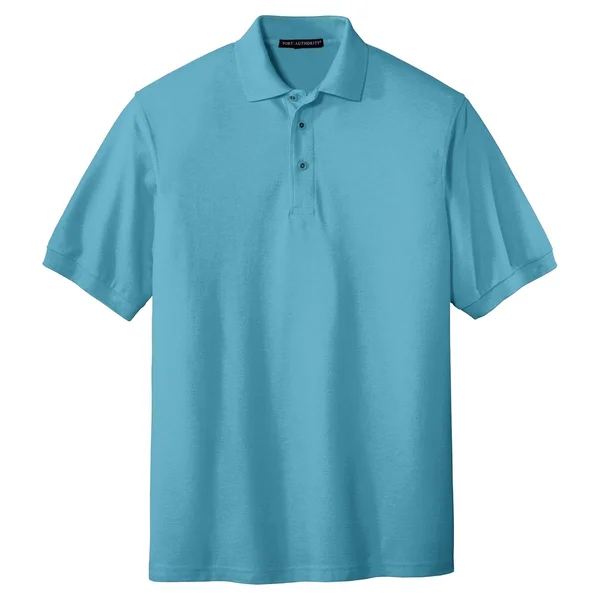 Port Authority K500ES Extended Size Silk Touch Polo - Maui Blue - 10XL