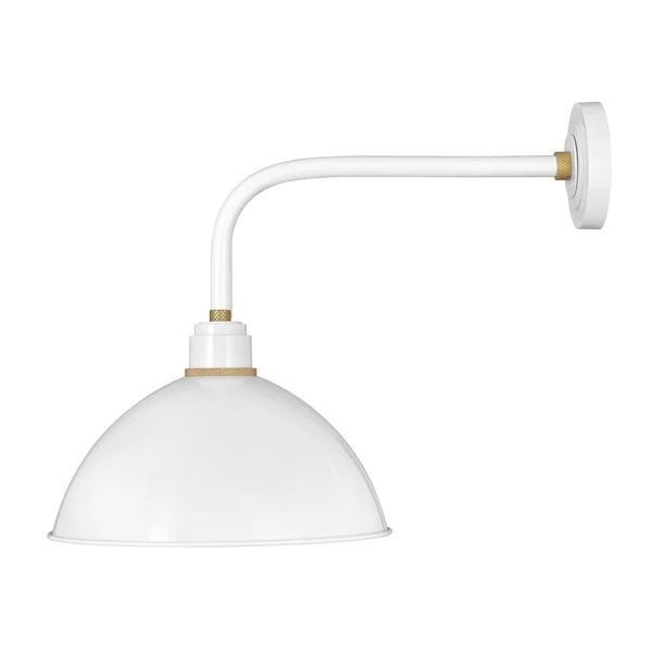 Hinkley Foundry Dome Outdoor Light - Gloss White - 10615GW