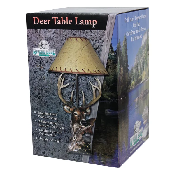 Rivers Edge Products 481 Deer Table Lamp