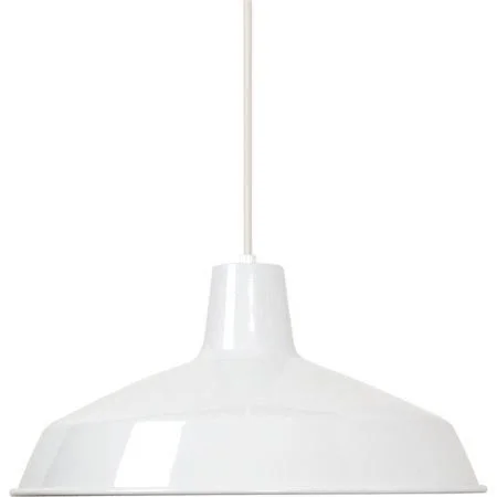 Orren Ellis Gattis 1-Light Dome Pendant Finish: White