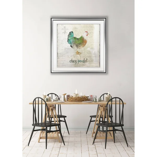 Butterfly Botanical I -Framed Giclee Print - 16 x 16