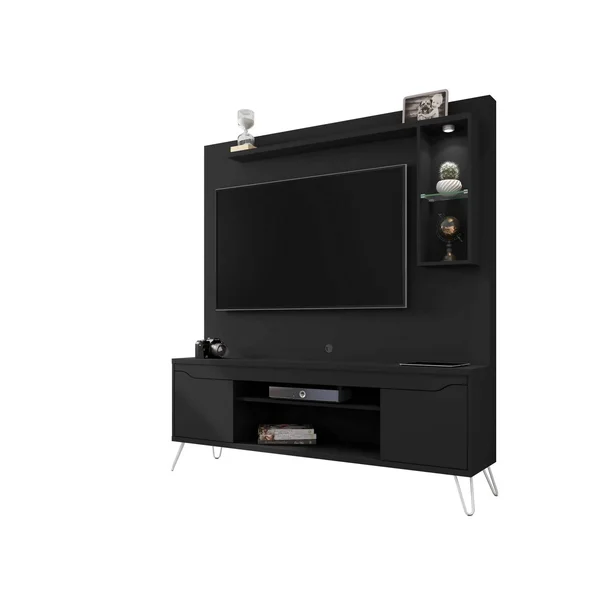 Manhattan Comfort Baxter 62.99 Freestanding Entertainment Center - Black